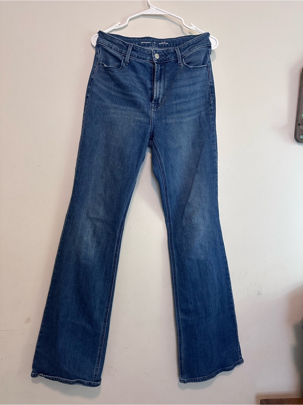 Old Navy Dark Blue Flare Jeans, 8 Tall